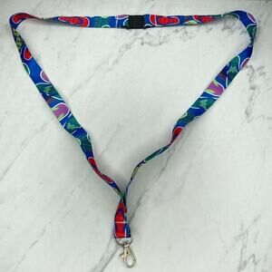 Colorful Flip Flop ID Badge Holder Lanyard Necklace